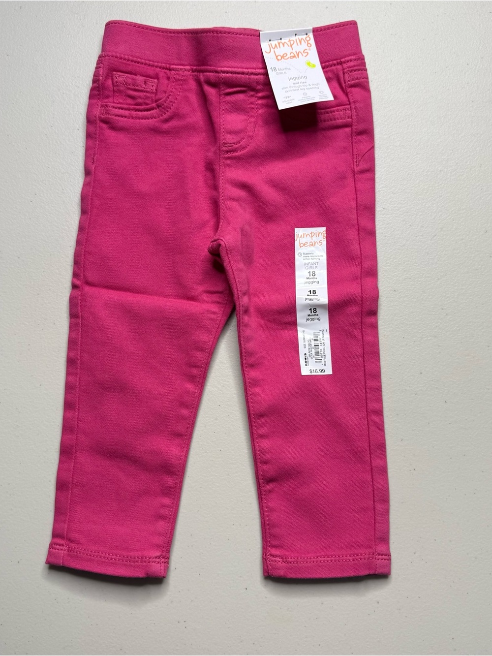 NWT Jumping Beans Baby Size 18 Months Jegging Pants